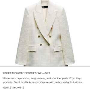 Zara textured jacket